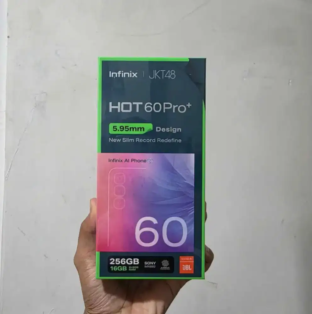 INFINIX HOT 60 PRO PLUS RAM 16GB/256GB | BARANG BARU BERGARANSI RESMI
