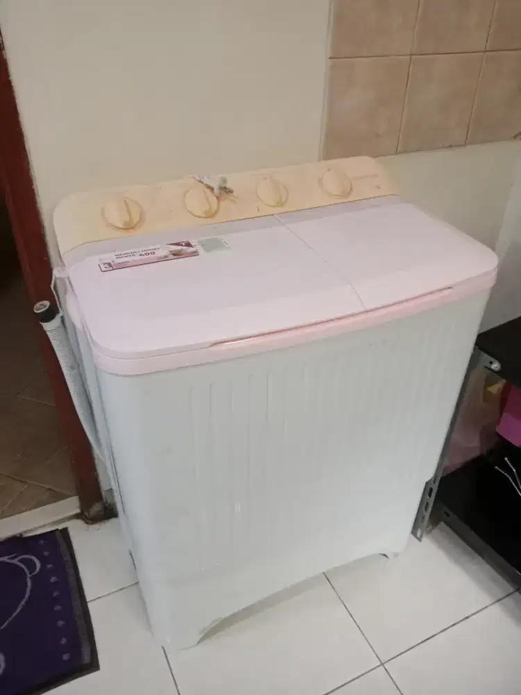 Mesin cuci polytron 2 tabung normal