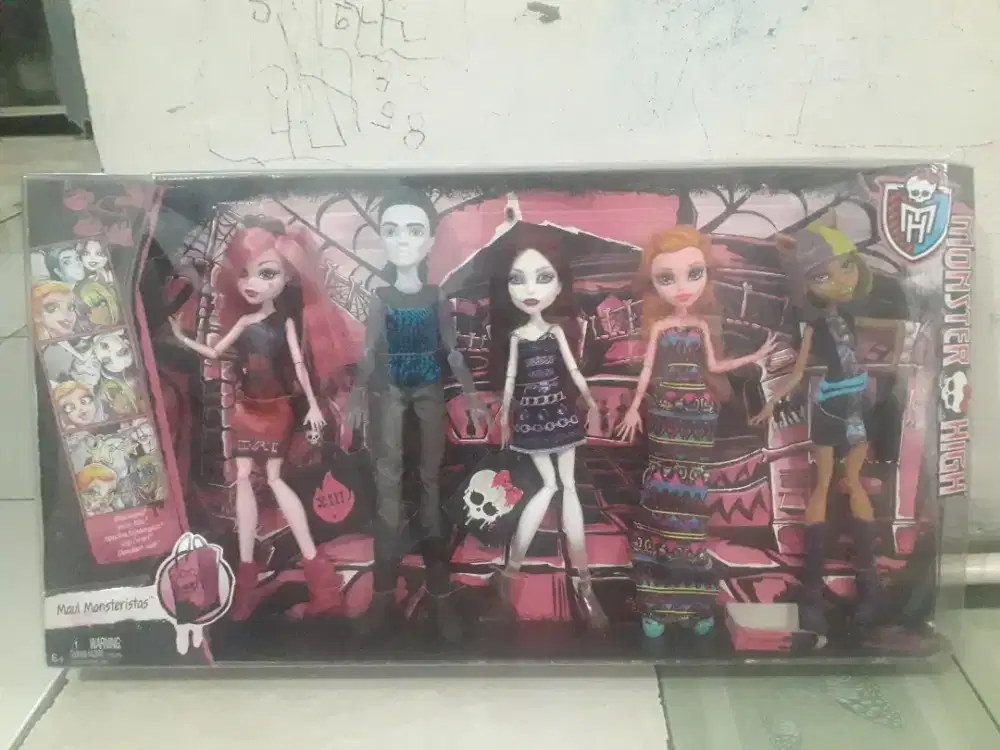 Boneka Monster High Maul Monsteristas 5-Pack Set Ori