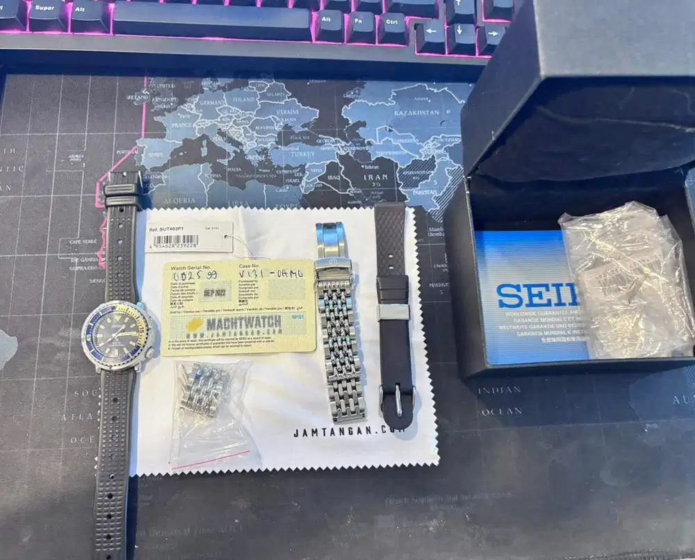 Seiko SUT403P1 Diver Automatic Solar Fullset