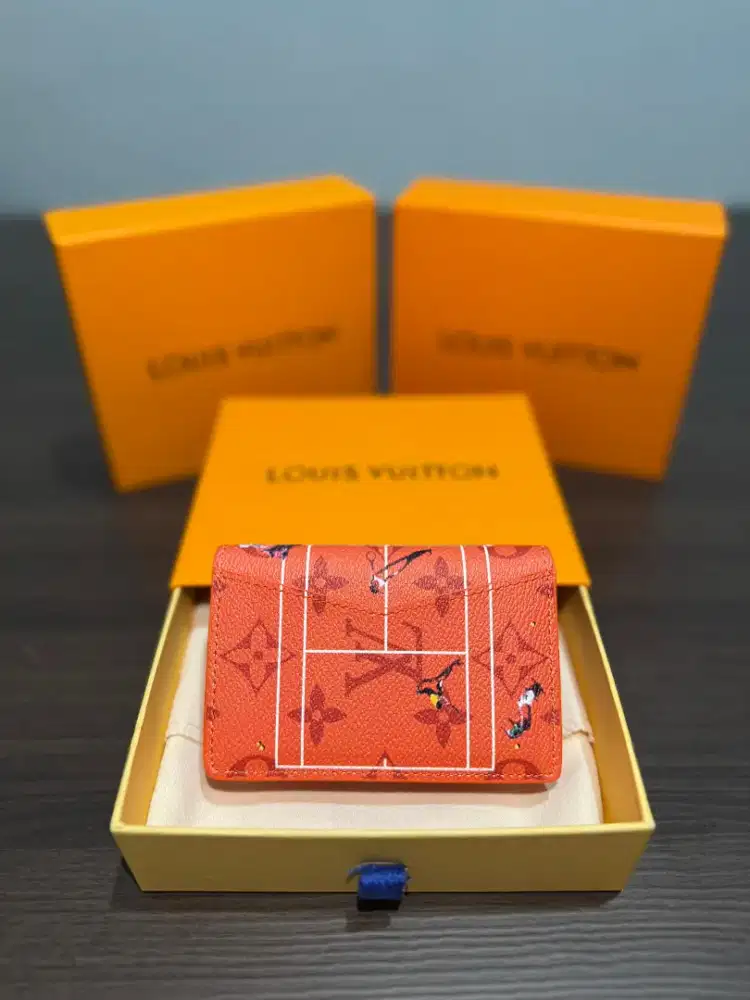 Louis Vuitton Holiday Sports collection leather card holder