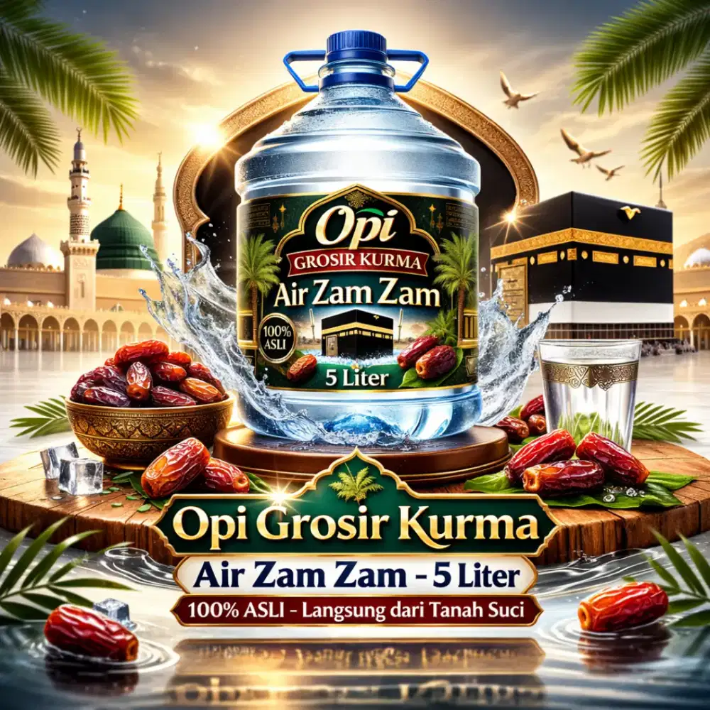 Air Zam Zam Asli dari Mekkah