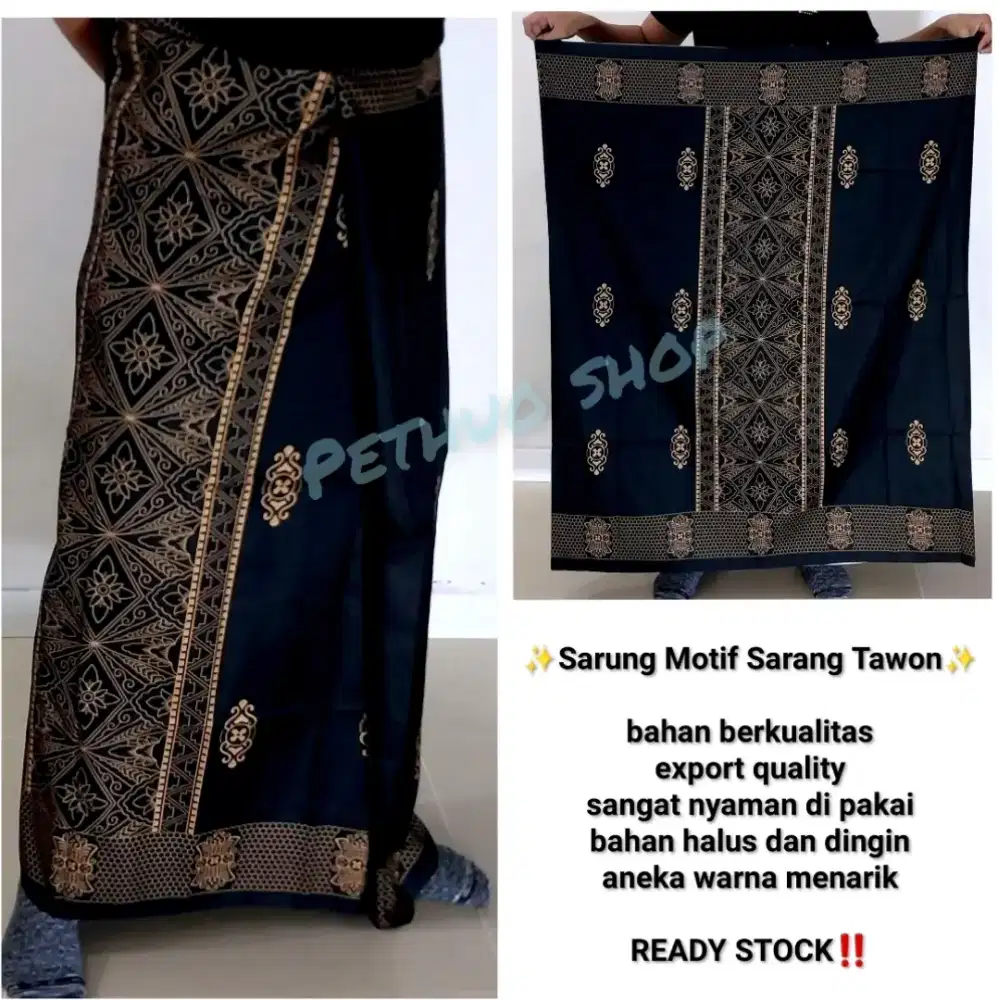 Sarung Motif Sarang Tawon