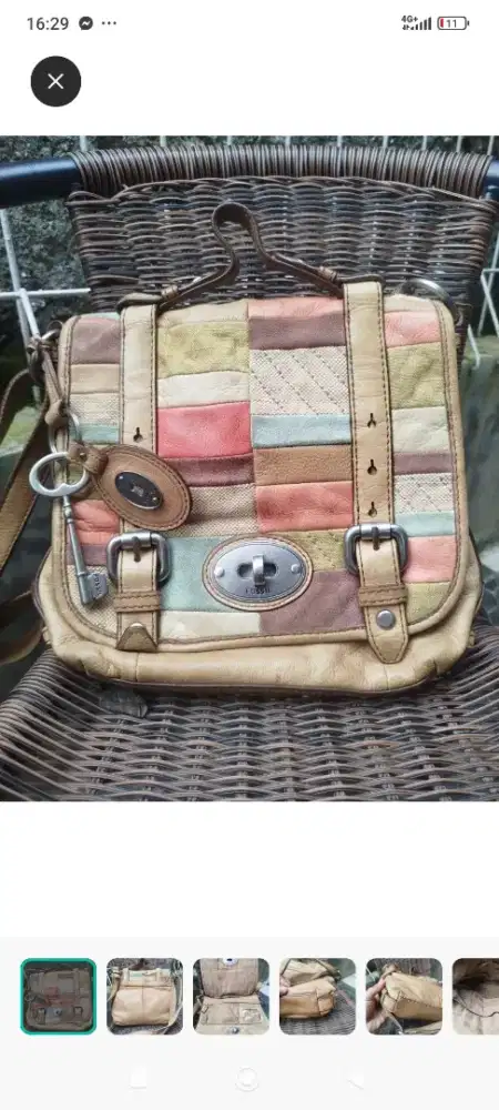 Tas Fossil jadul