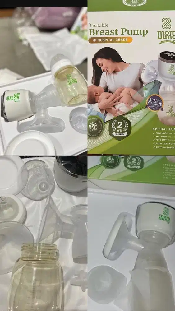 Pompa asi portable mom uung