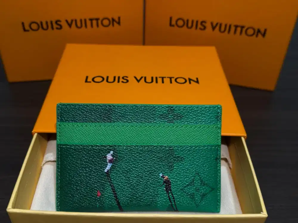Louis Vuitton Card Holder Holiday Sports Series Leather