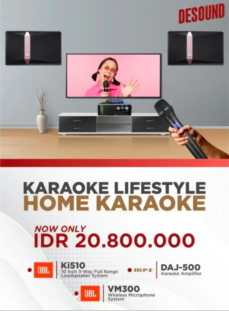 DESOUND HOME KARAOKE BISA CICILAN TANPA KARTU KREDIT CUKUP KTP AJA
