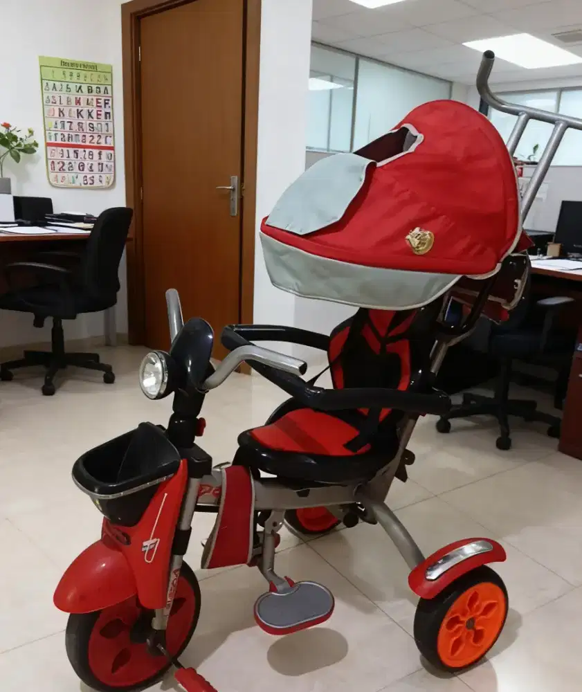 Sepeda anak roda 3 merk Pacific