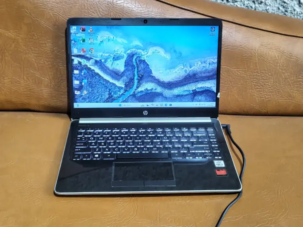 Laptop HP 14 Core I5 Gen 10 Ram 8 Gb Ssd 256Gb Mulus Mantap