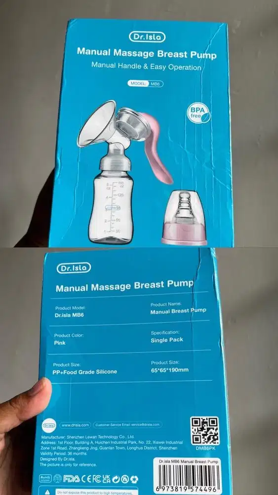 Pompa asi manual dr isla