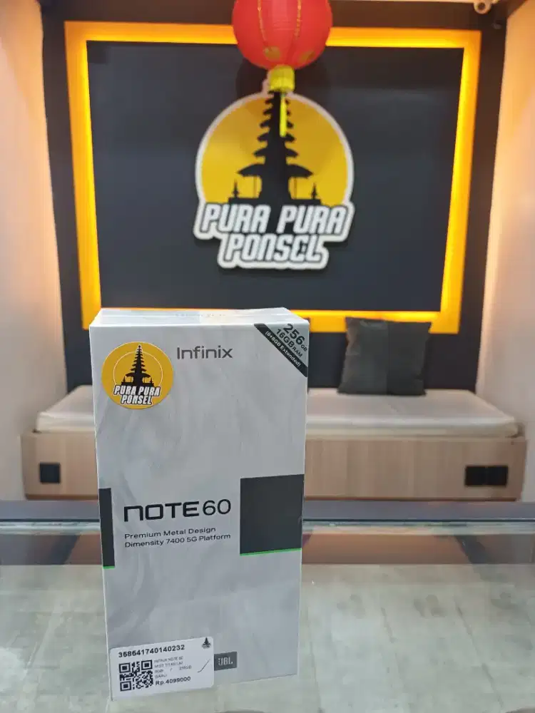 Infinix Note 60 5G 8/256 GB Stok terbatas!