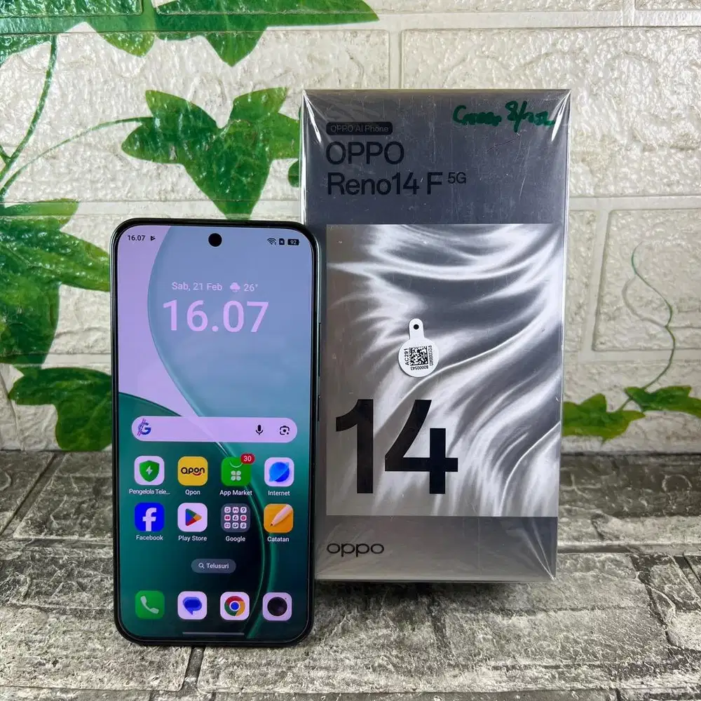 Oppo Reno 14F 5G Ram 8/256 GB Lengkap
