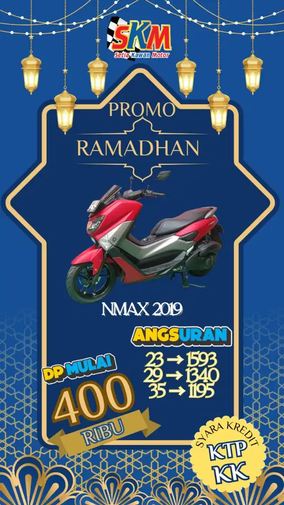 Dp 400rb promo nmax 2019 murah bergaransi