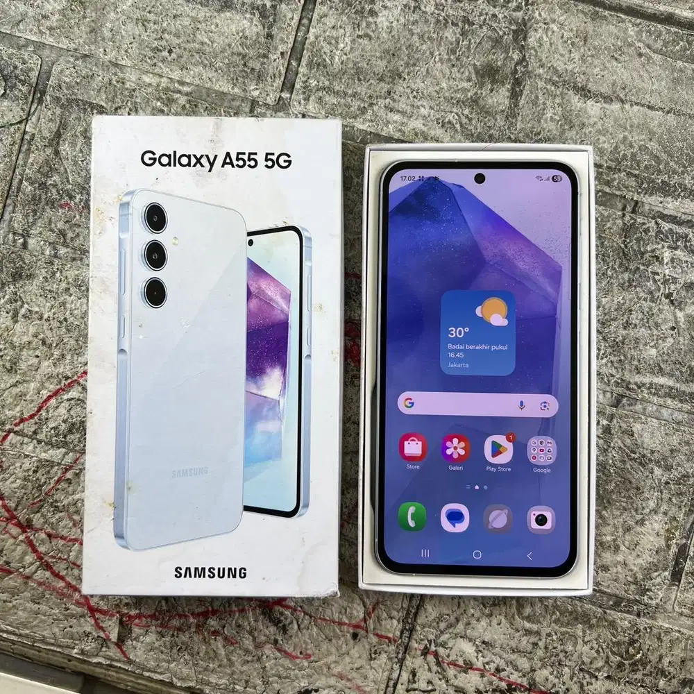 Samsung galaxy A55 5g ram 8/256 GB Lengkap