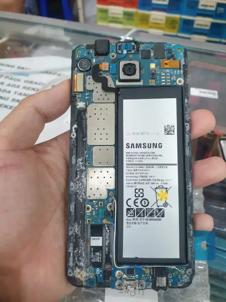 Mesin Samsung Galaxy Note 5 4G Ram 4/32Gb Nyala normal ada minus