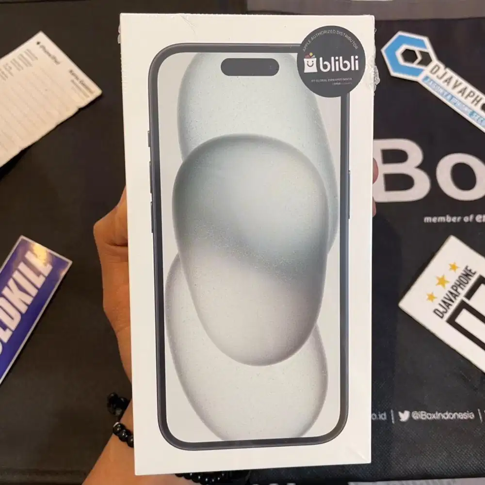 iPhone 15 Black 128GB NEW Garansi Resmi iBox 1 Tahun