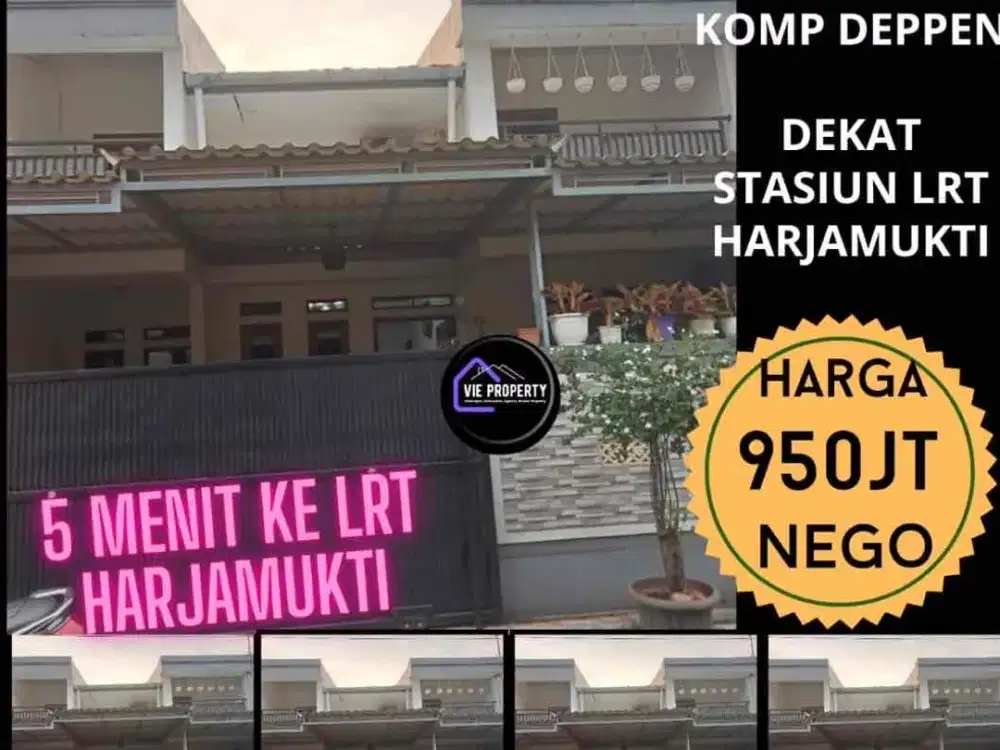 Dijual Rumah siap huni dekat LRT harjamukti