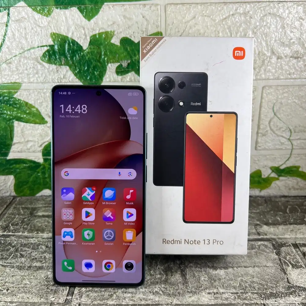 Xiaomi redmi note 13 Pro 4G Ram 8/256 GB Lengkap mulus