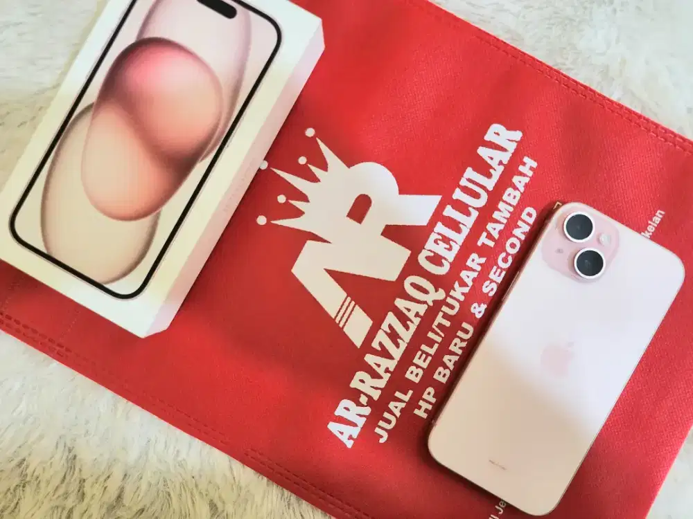 IPHONE 15 128 GB RESMI IBOX
GARANSI SAMPAI 16/03/2026