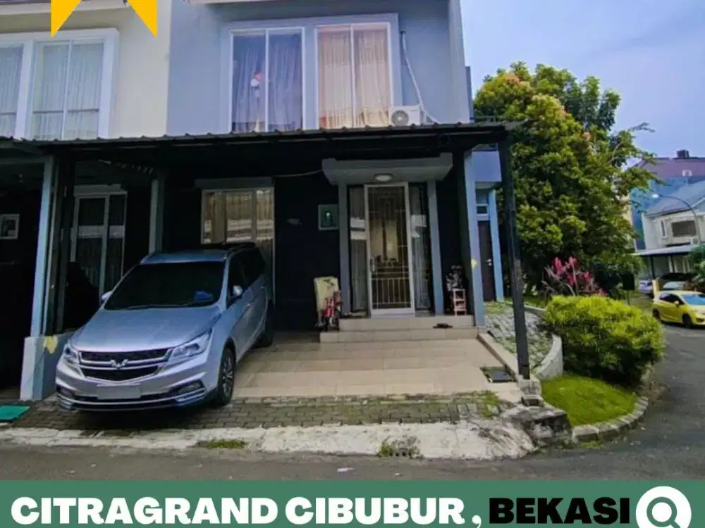 Rumah dijual Murah 2 Lt Hook, CitraGrand Cibubur, Bekasi 7 Menit Tol Jatikarya