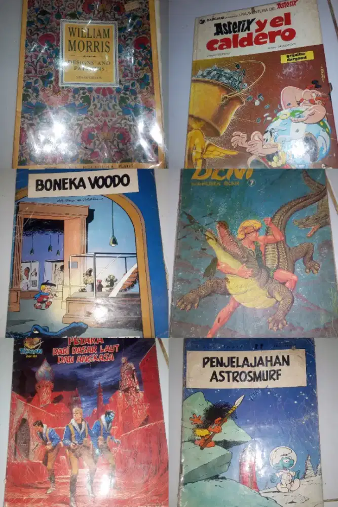 Antik komik lawas dan buku TTL 6pc Rp.100rb
Ambil kesini