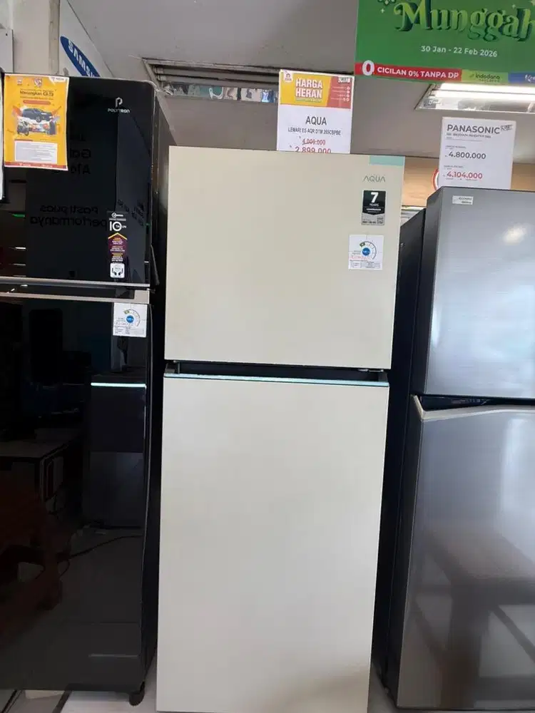 Cicilan 0% Kulkas Aqua 2 pintu