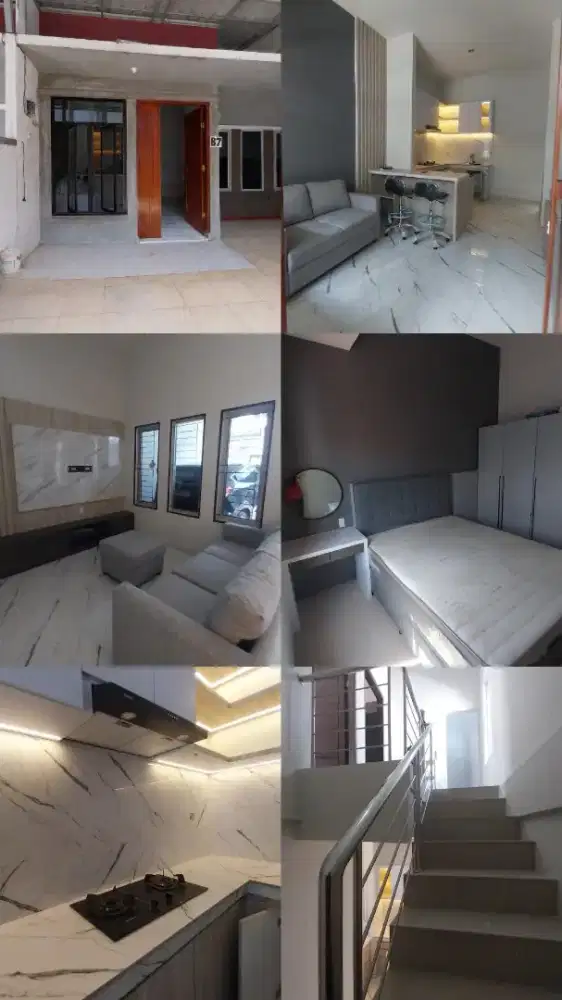 Rumah 2 Lantai Semi Furnish