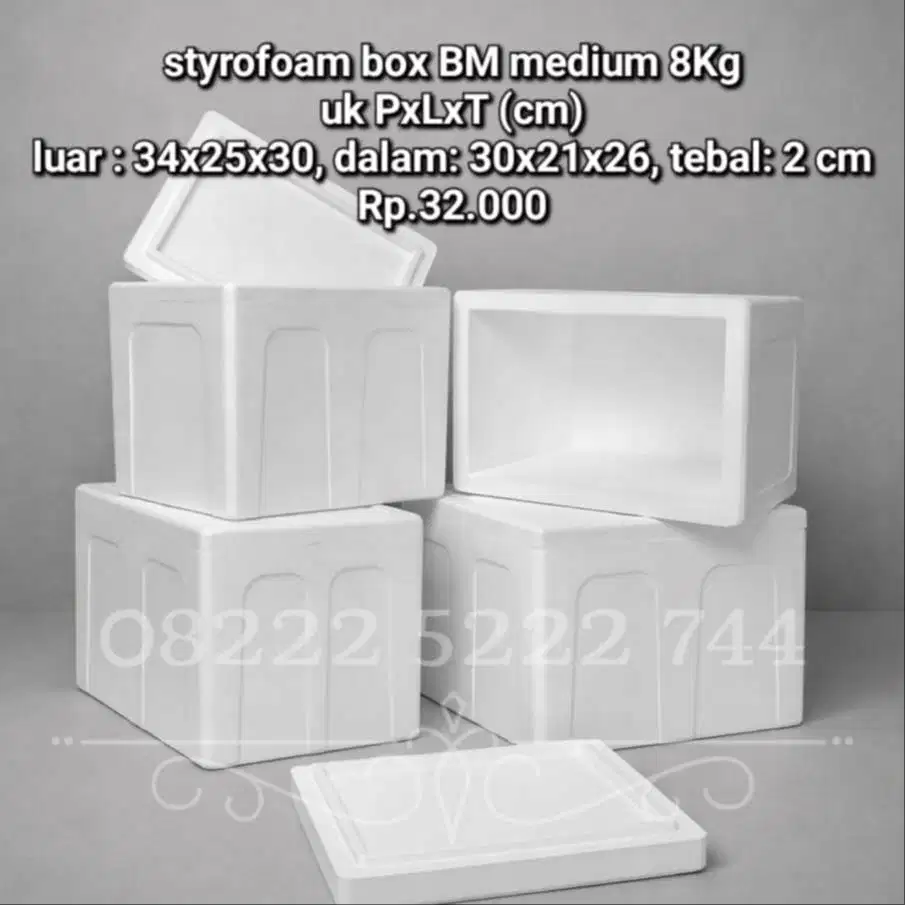 STYROFOAM STEROFOM BOX, LEMBARAN
