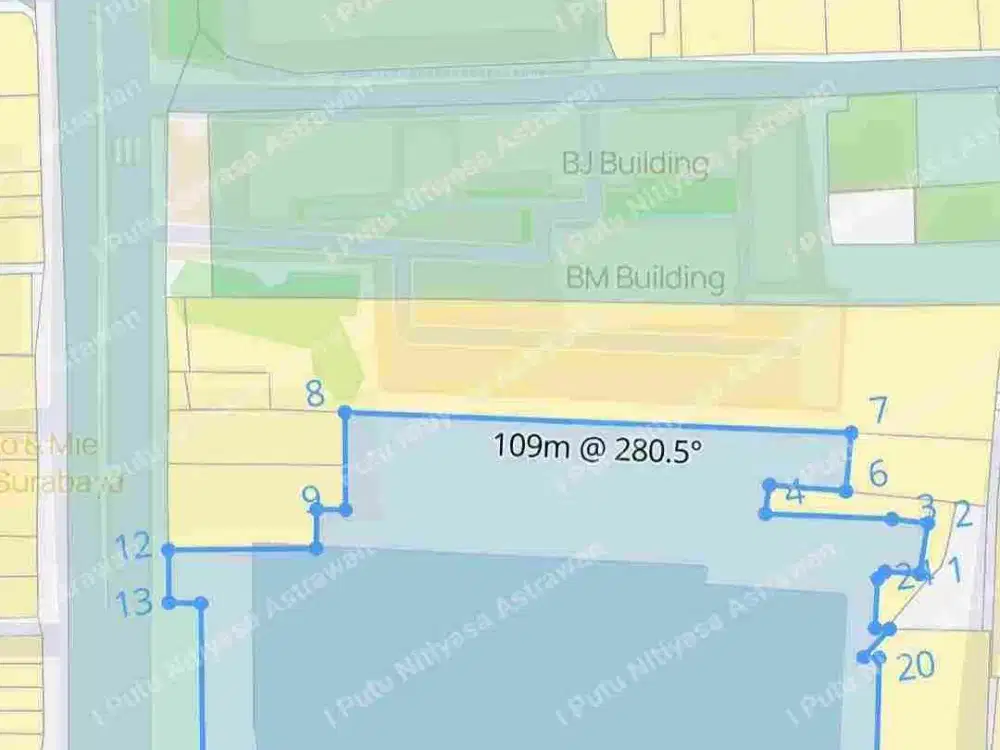 DIJUAL Tanah Premium Komersial Zona Perdagangan/Jasa di Area Jl Sudirman Denpasar