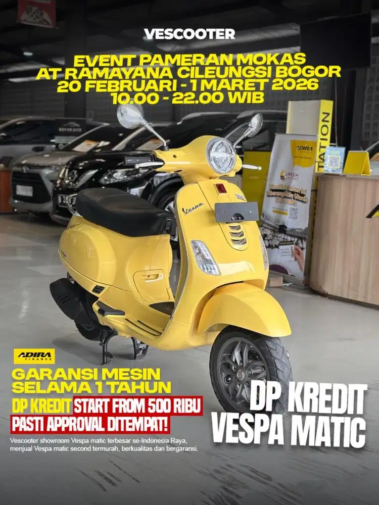 PIAGGIO VESPA LX 125 IGET FACELIFT 2021 MURAH BISA KREDIT