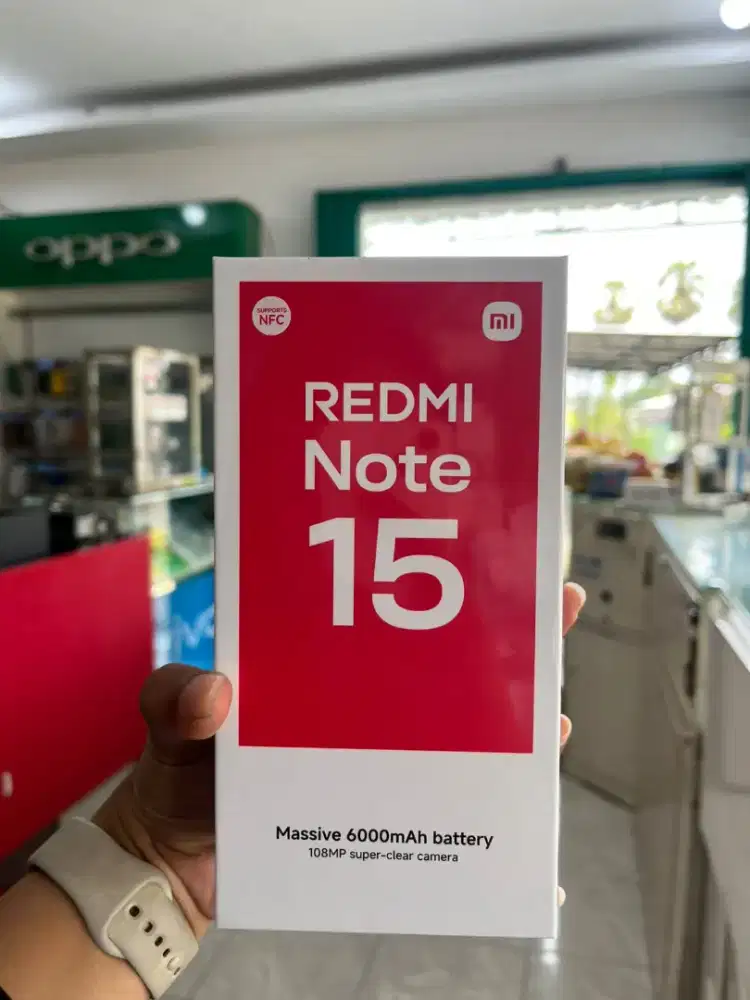 REDMI NOTE 15 RAM 8/128GB NEW FREE ONGKIR