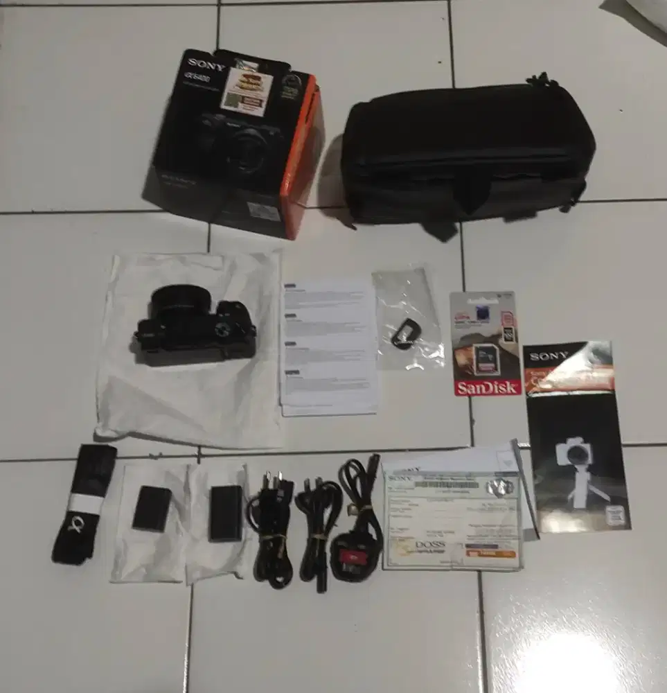 Sony A6400 Fullset Kit — Mulus Like New, Bonus Memory 32GB + Tas