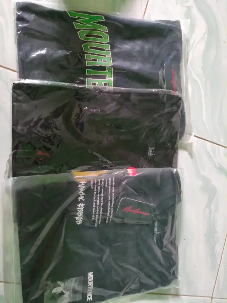Kaos distro orijinal mourtence murah bisa cod 130an dapat 3