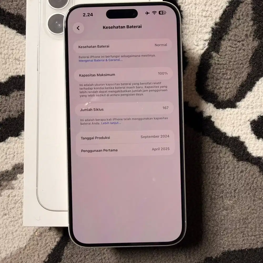 iPhone 16 plus 128gb mulus normal garansi resmi iBox