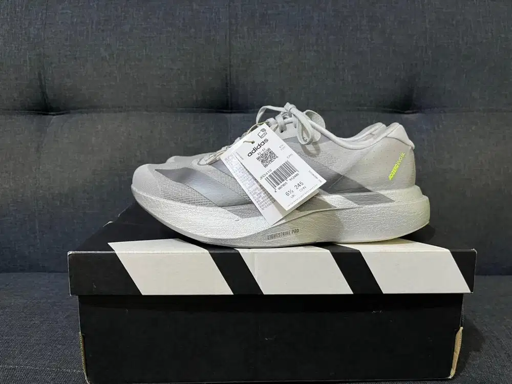 Sepatu Running Adidas Adizero Evo SL Silver Metalic