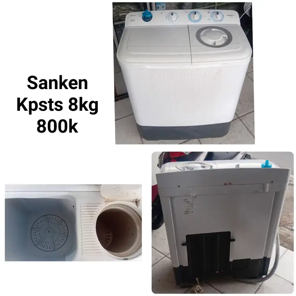 Mesin cuci SANKEN  bekas bergaransi