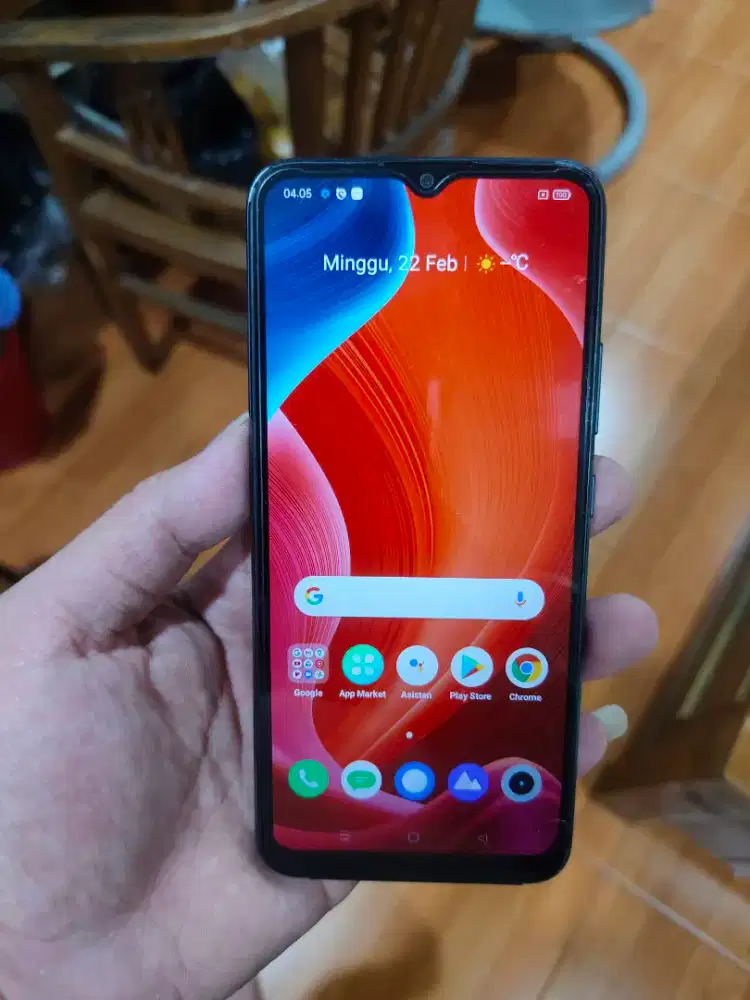 REALME C21 RAM 4GB INTERNAL 64GB BATTERAI SUPER AWET