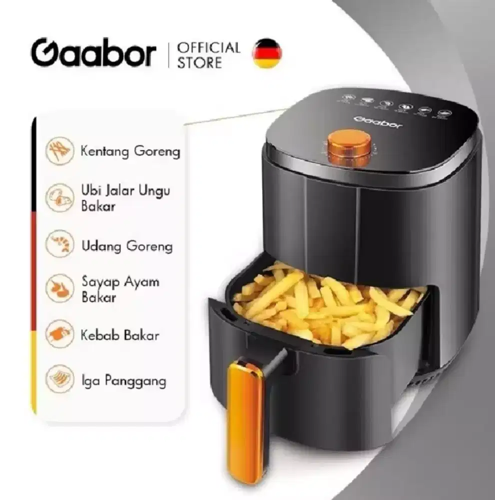 Air fryer merk gaabor 3,5lt