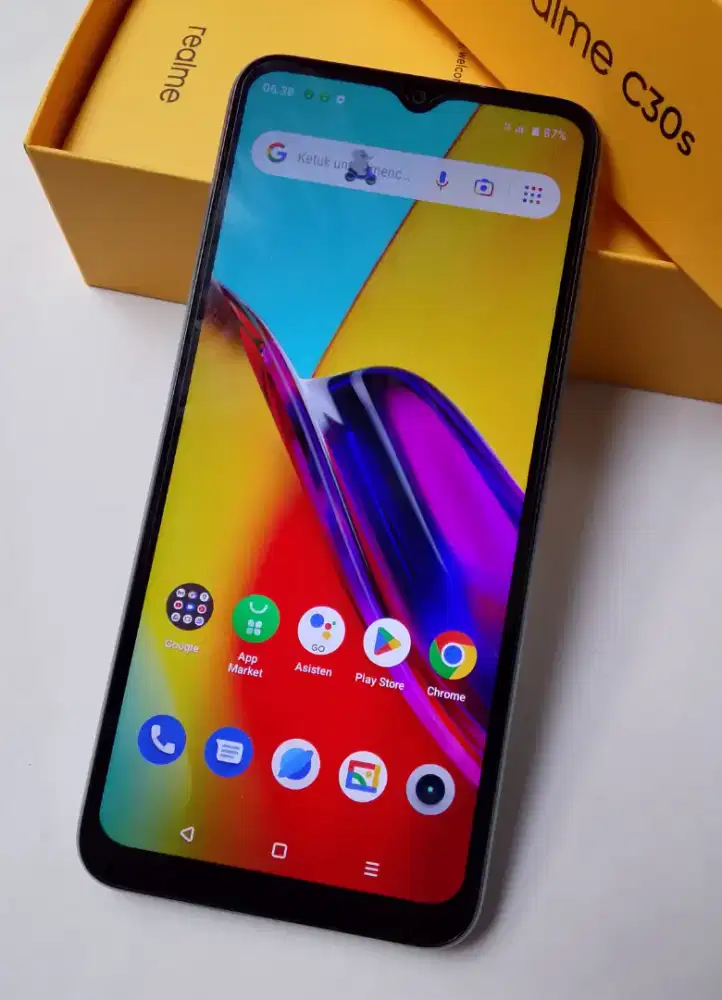 Realme C30s Ram 3/32 Fullset Mulus