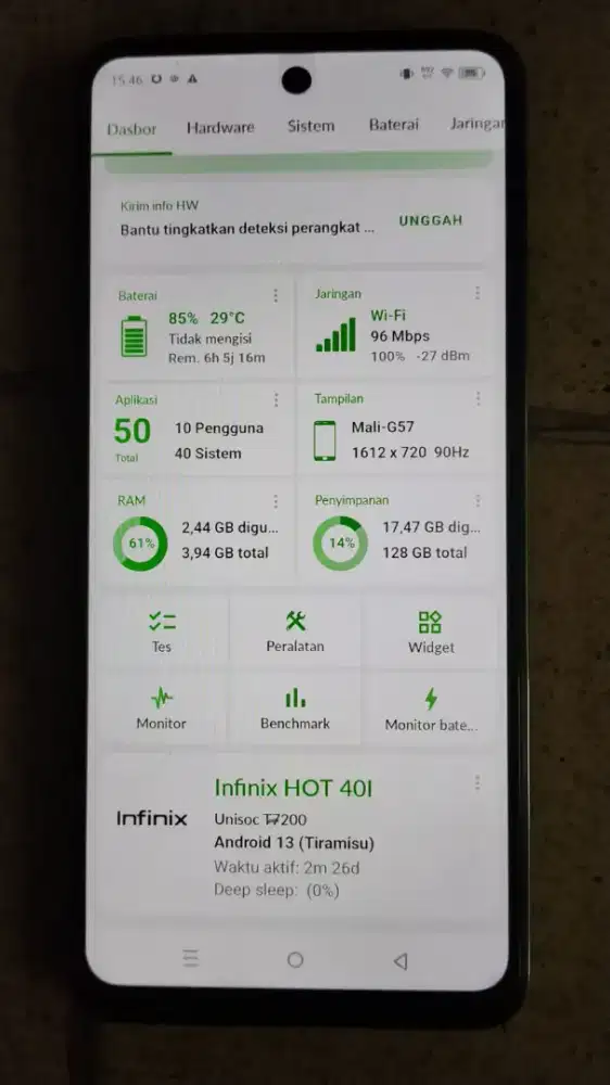 Infinix Hot 40i 4+4/128 Batangan