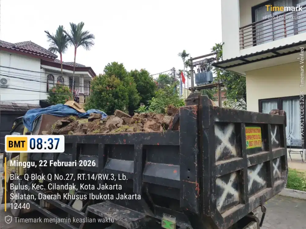 Jasa angkut puing dan pengurugan