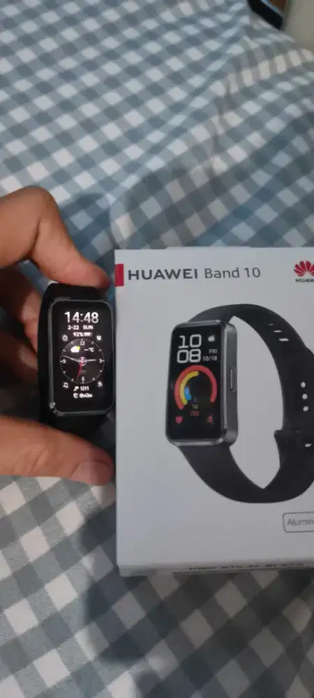 Huawei band 10 like new warna hitam