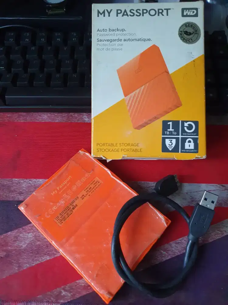 HDD External 1TB WD My Passport Original