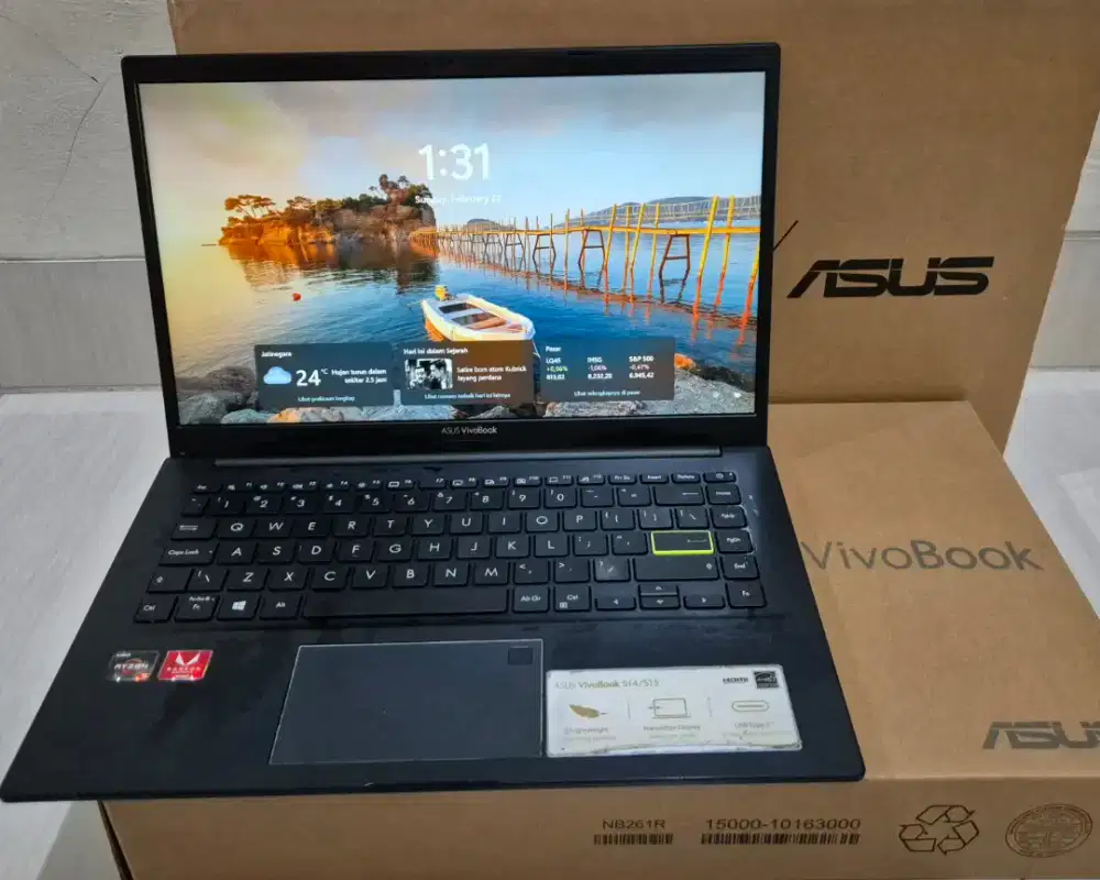 Laptop second ASUS Vivobook M413DA Ryzen 8GB 512 GB
