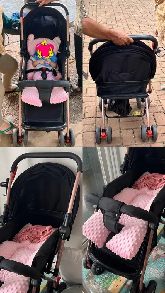 Stroler + stroller pad sumimo