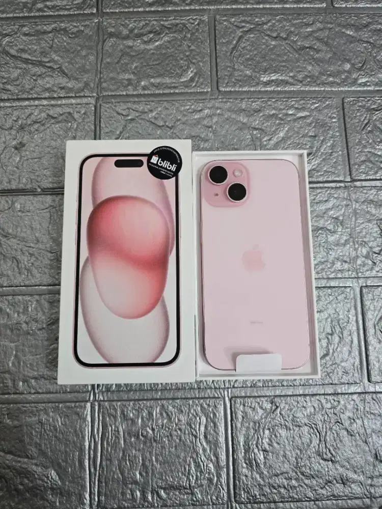 IPhone 15 128gb Pink IBox Cek Unit Blm Terpakai