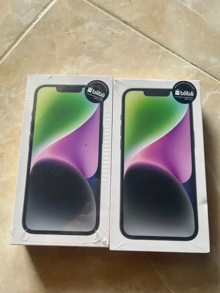 Iphone 14 128gb Resmi indo black new segel baru