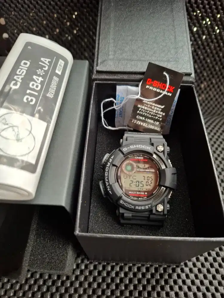 G Shock Frogman GWF-1000-1JF Multi Band
