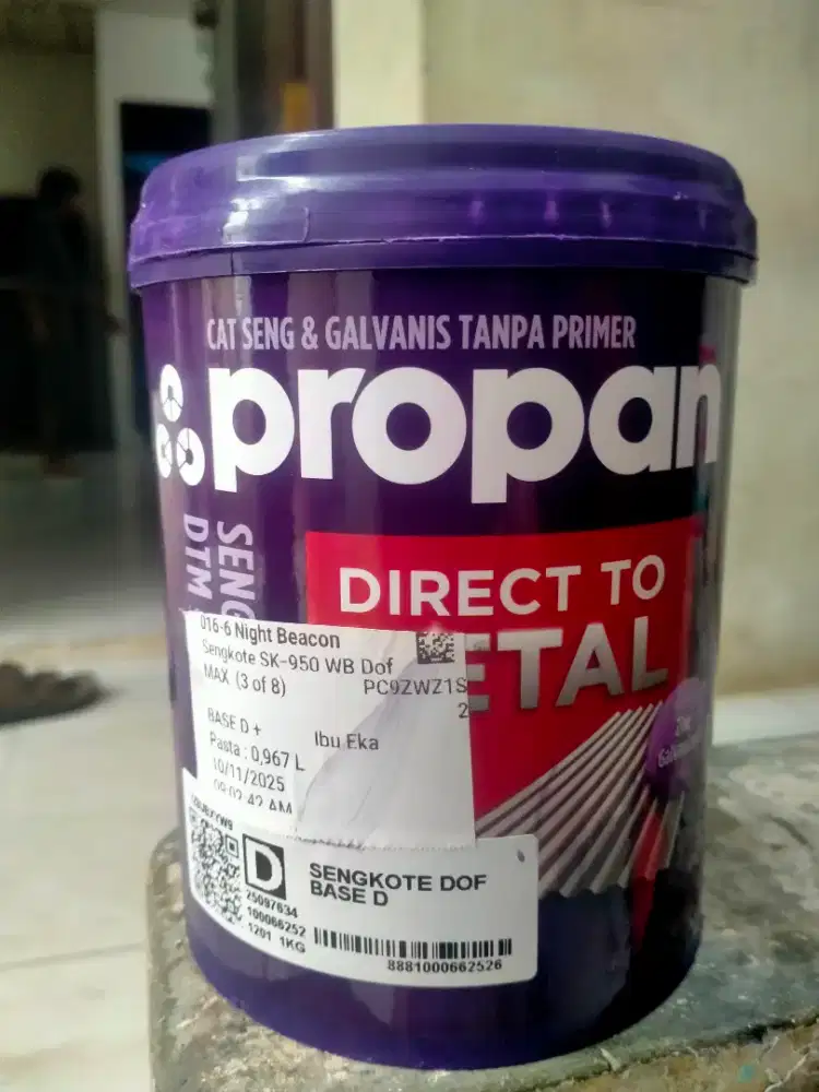Propan cat seng dan galvanis antikarat waterbased sengkote 950 WB 1kg
