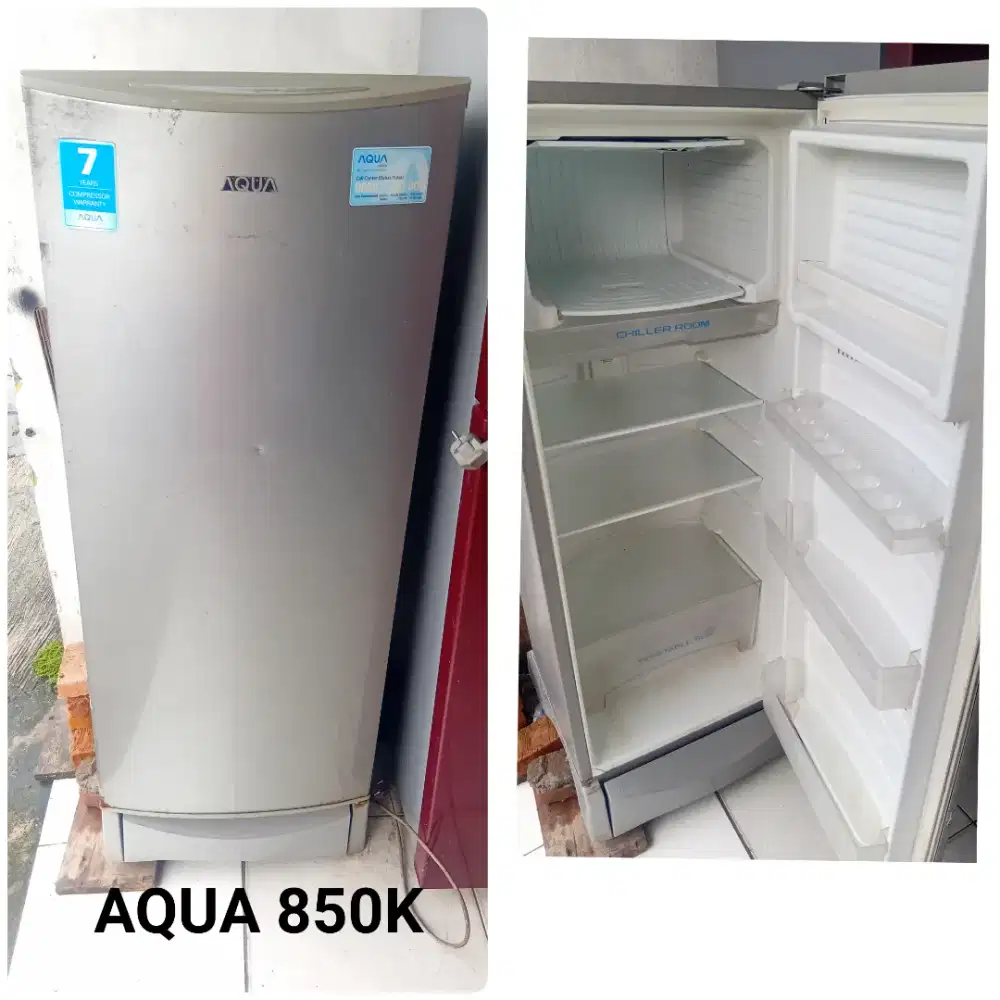 Kulkas AQUA bekas bergaransi